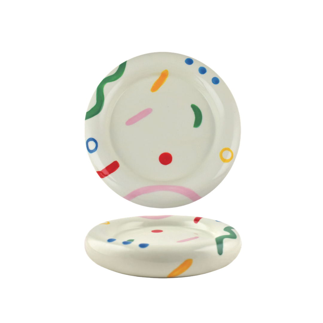 Ceramic to decorate - Donuts plate