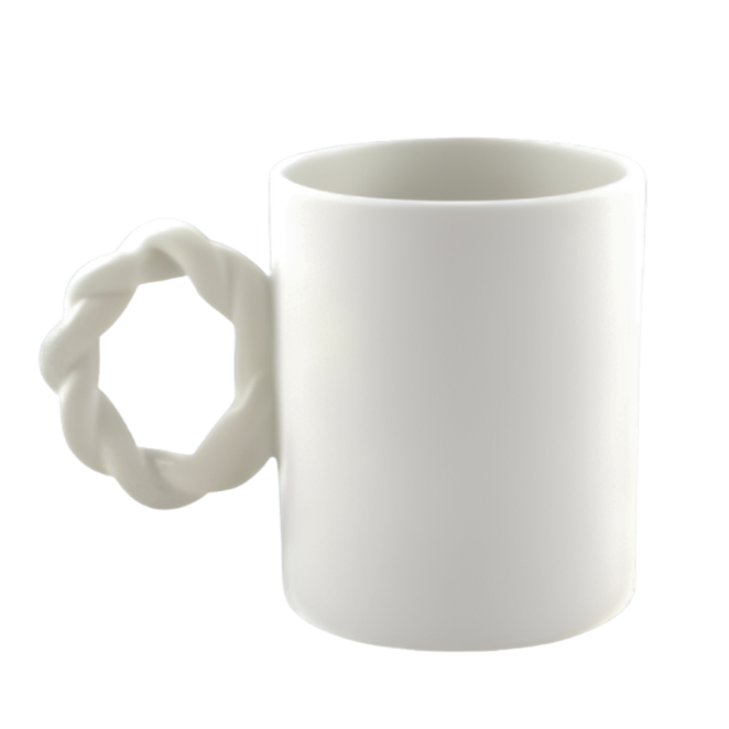 Ceramic to decorate - Twisted mug