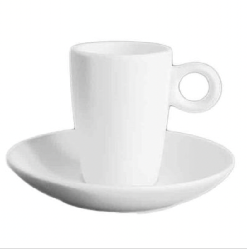 Ceramic to decorate - Espresso cup and saucer