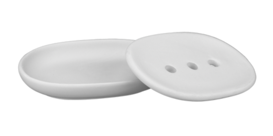 Céramique à décorer - Porte savon 2 pièces