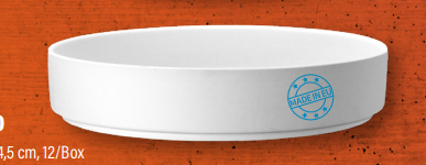 Céramique à décorer - Plat rebord droit