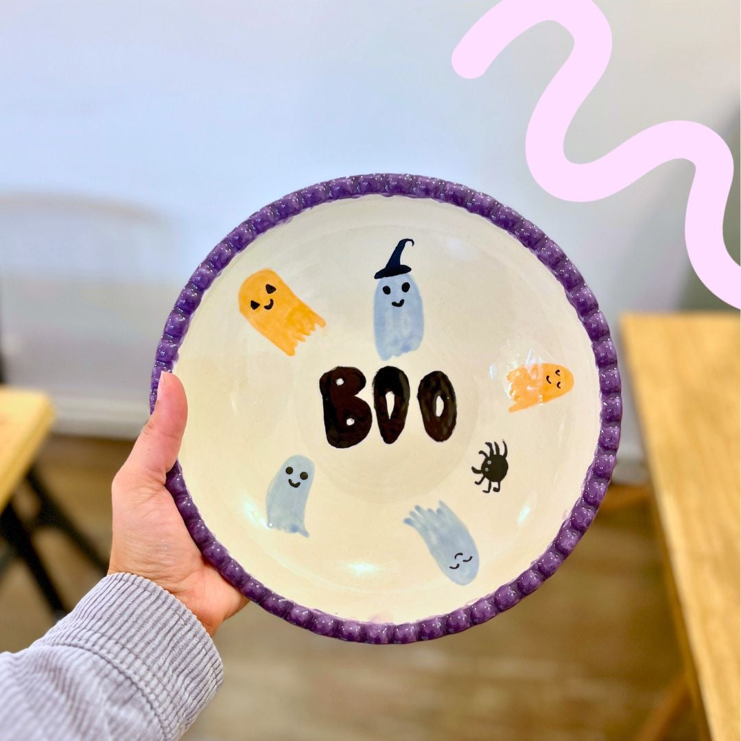 Ceramic to decorate - Pearl plate