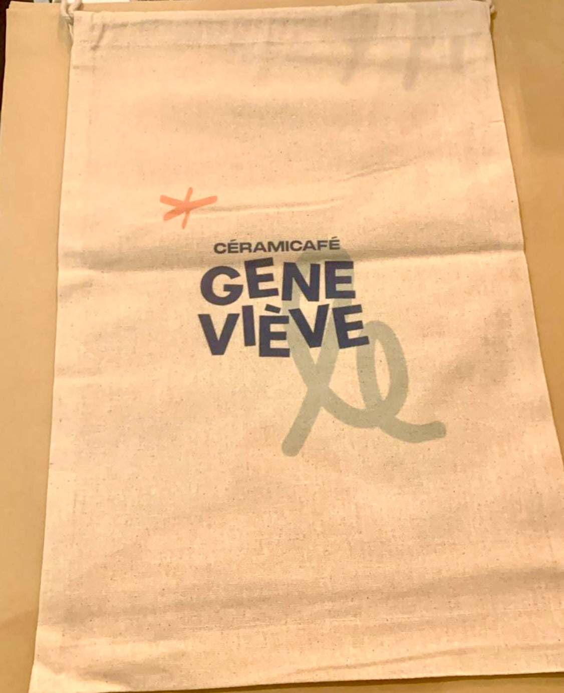 100% cotton pouch Céramicafé Geneviève