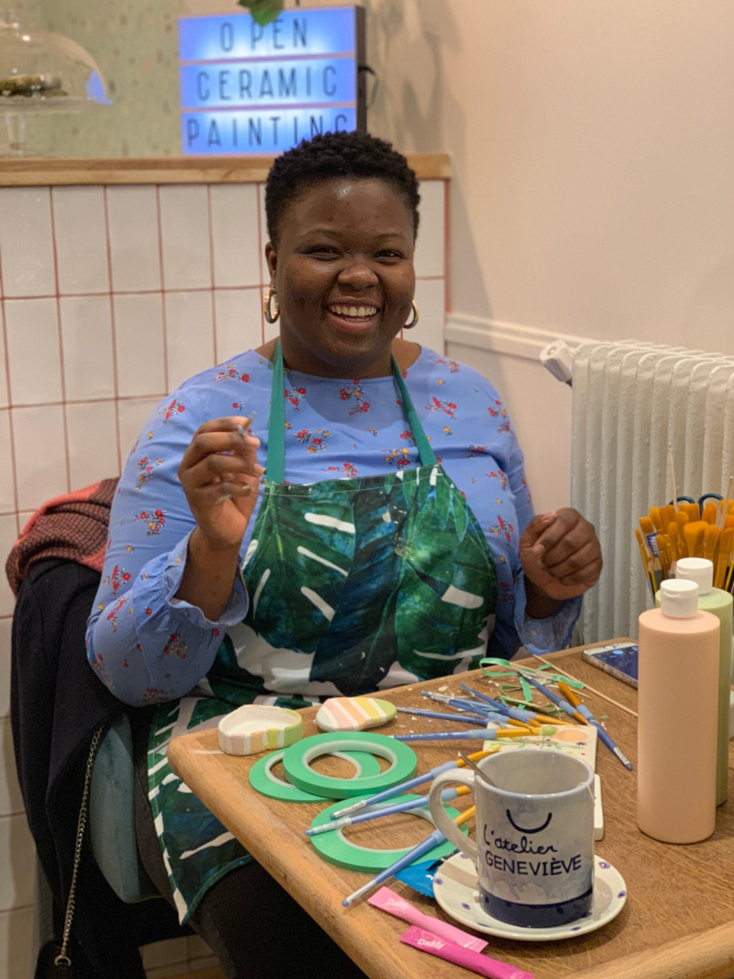 Special students - Ceramic painting workshop - Paris 3