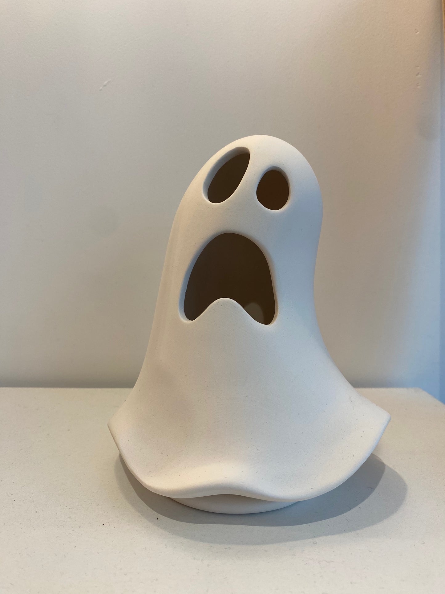 Ceramic to decorate - Ghost tealight holder