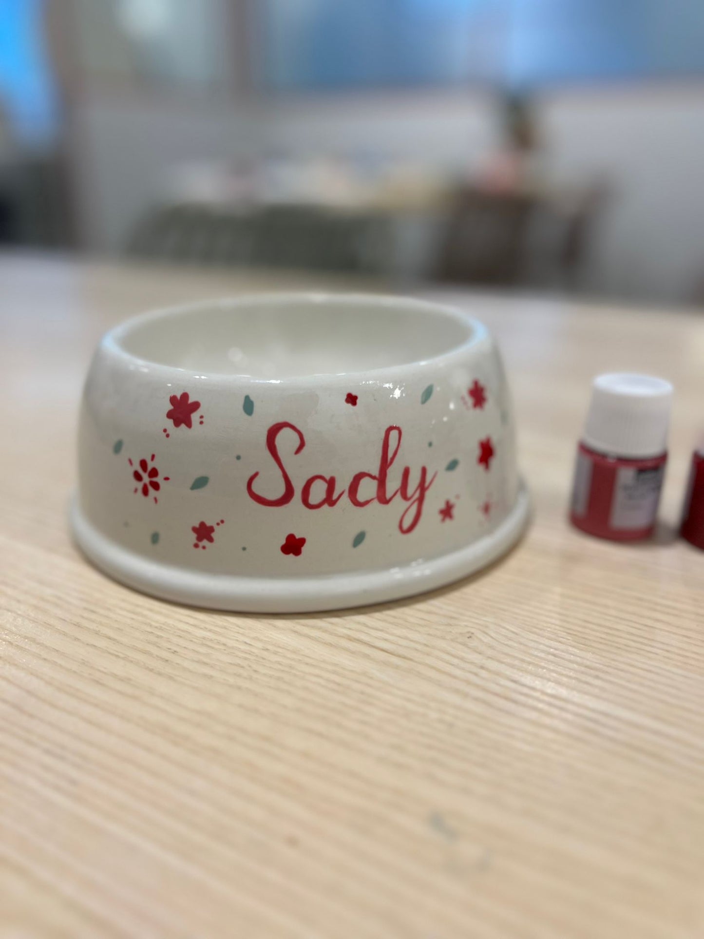 Bowl to decorate - Enamel painting without pottery kiln