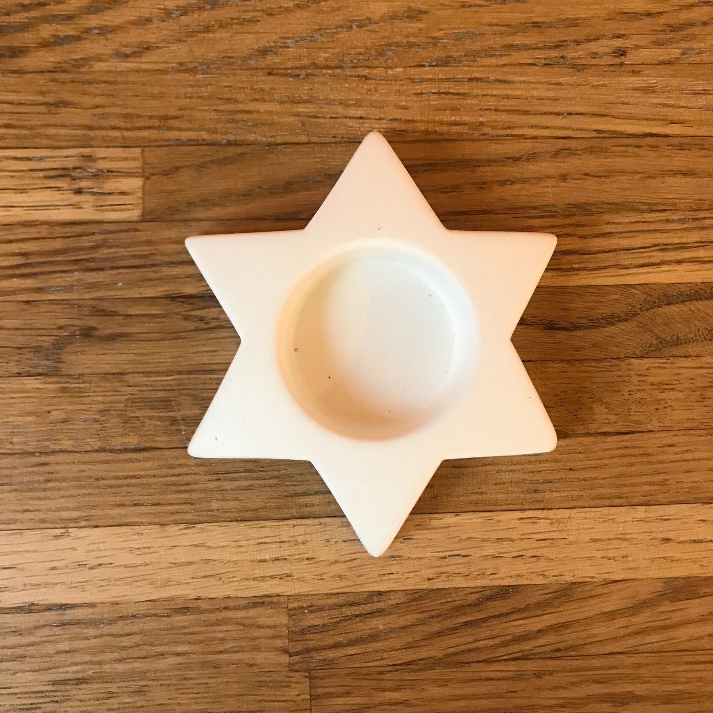 Ceramic to decorate - Star candle holder