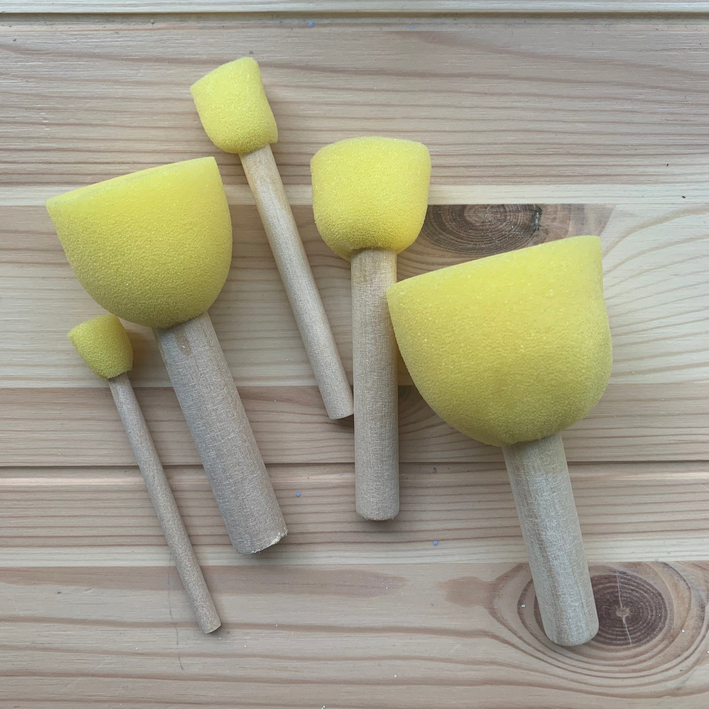 Set of 5 foam stamps