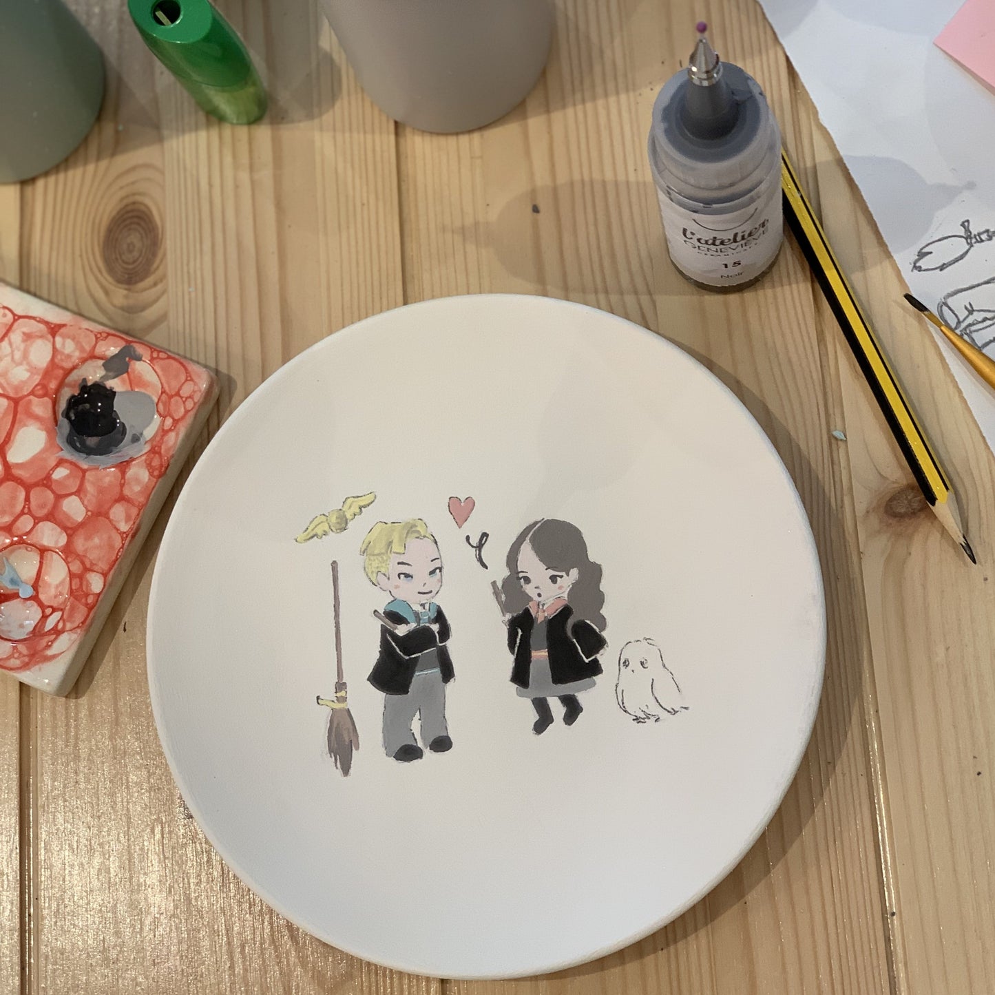 Ceramic painting session - Special wizarding school - Paris 11