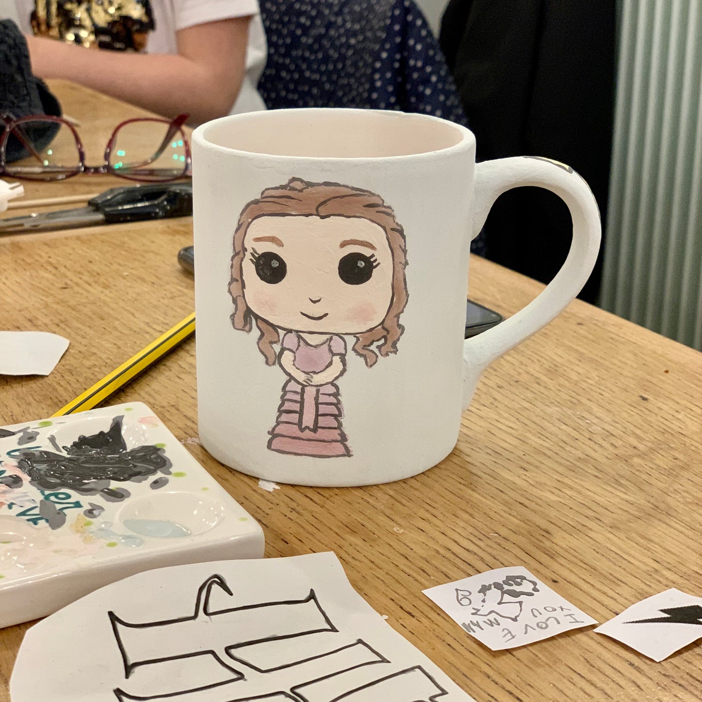 Ceramic painting session - Special wizarding school - Paris 11