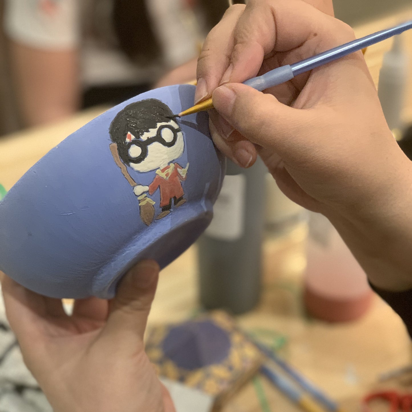 Ceramic painting session - Special wizarding school - Paris 11