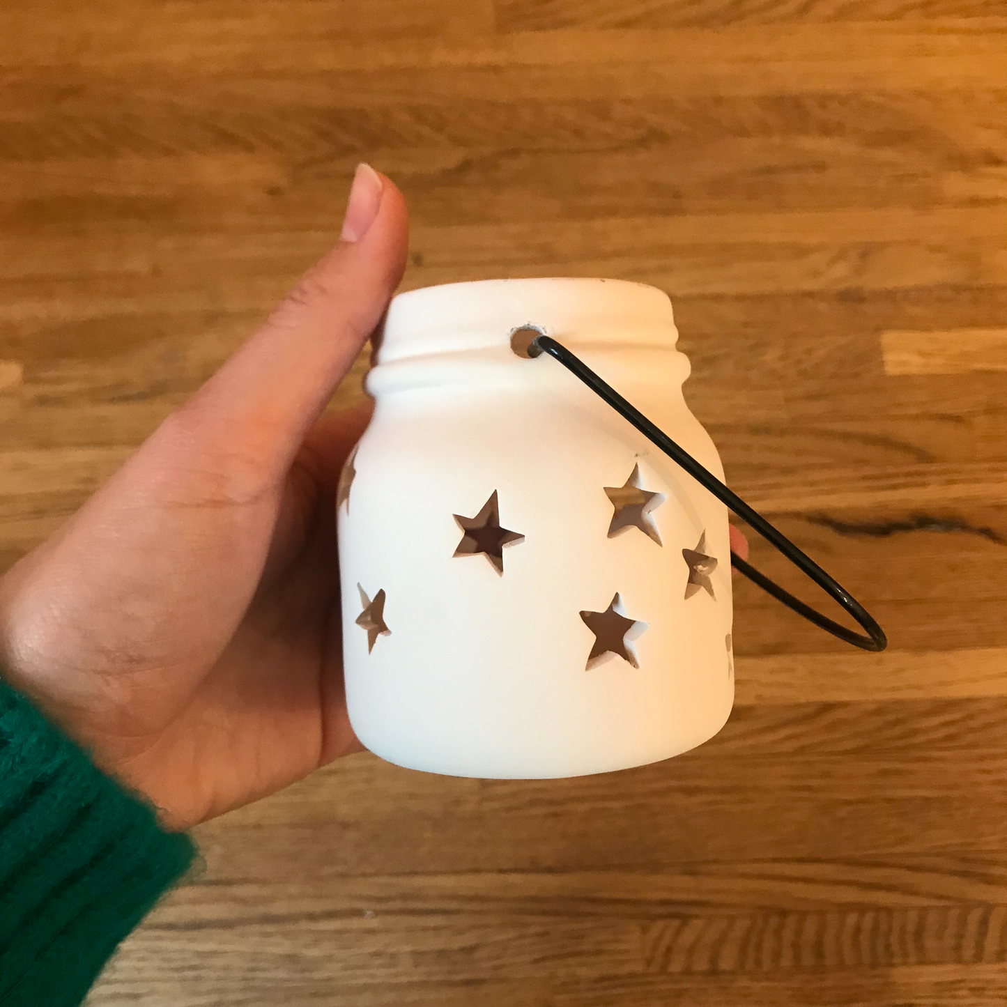 Ceramic to decorate - Small star lantern