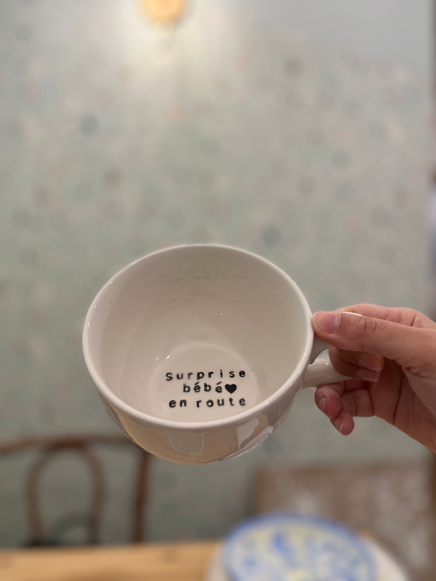 Personalized XL coffee mug - surprise message