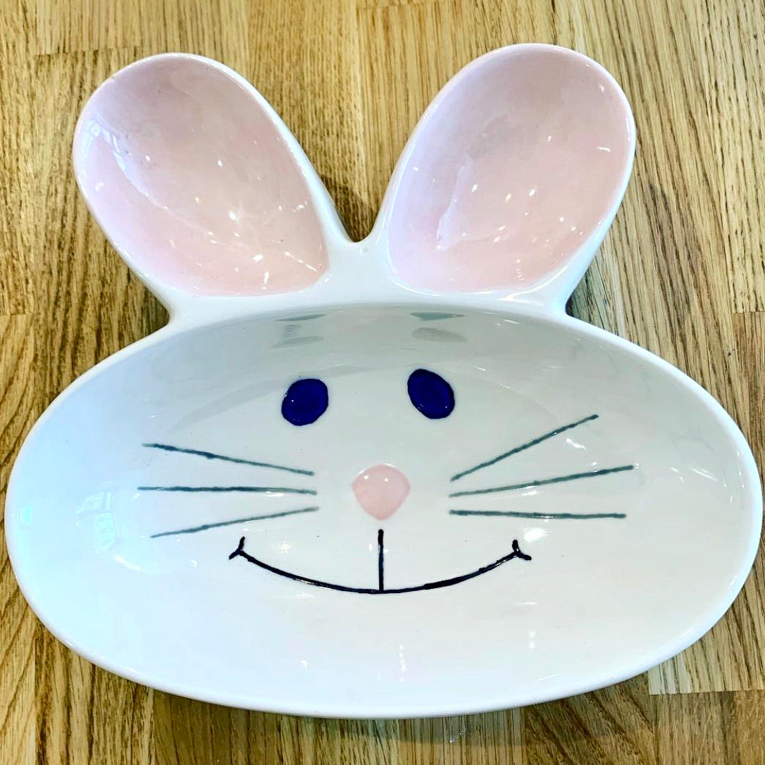 Ceramic to decorate - XL rabbit bowl