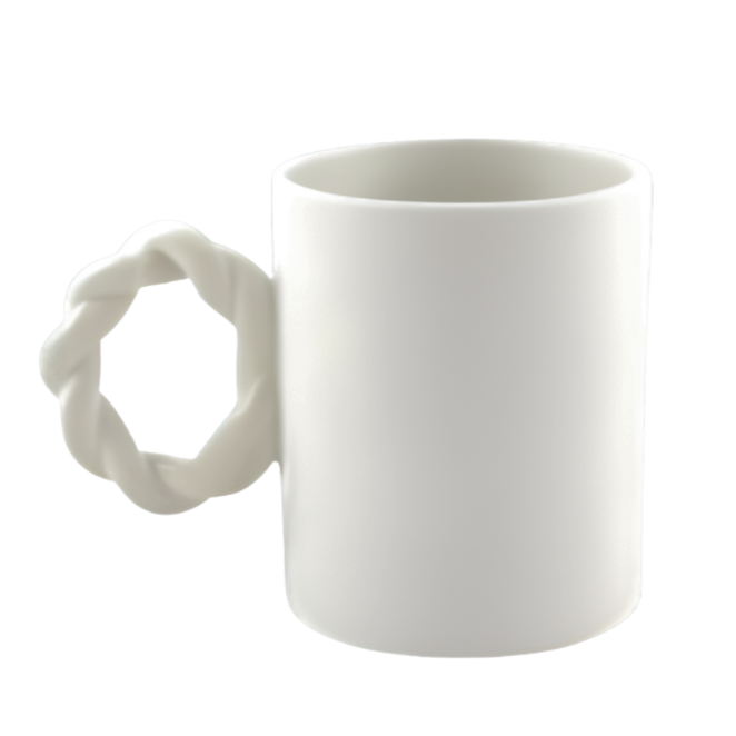 Céramique à décorer - Mug torsade