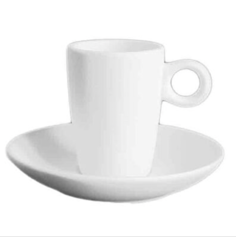 Céramique à décorer - Tasse à expresso et sa soucoupe