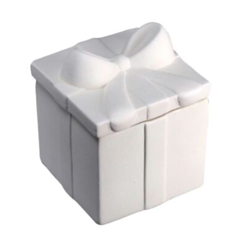 Ceramic to decorate - Round box