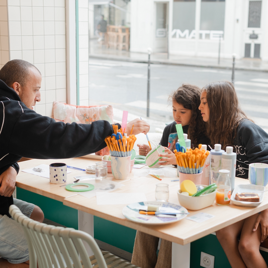 Session peinture sur céramique - Parent/Enfant - Paris 14