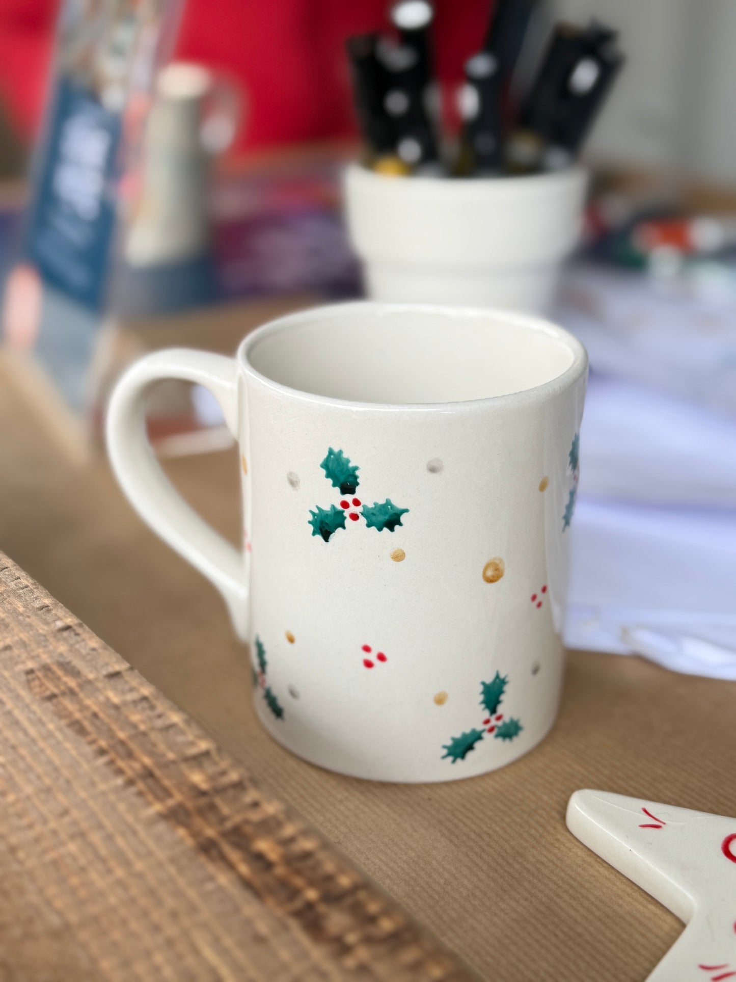 Mug à décorer - Peinture sur émail sans four de potier