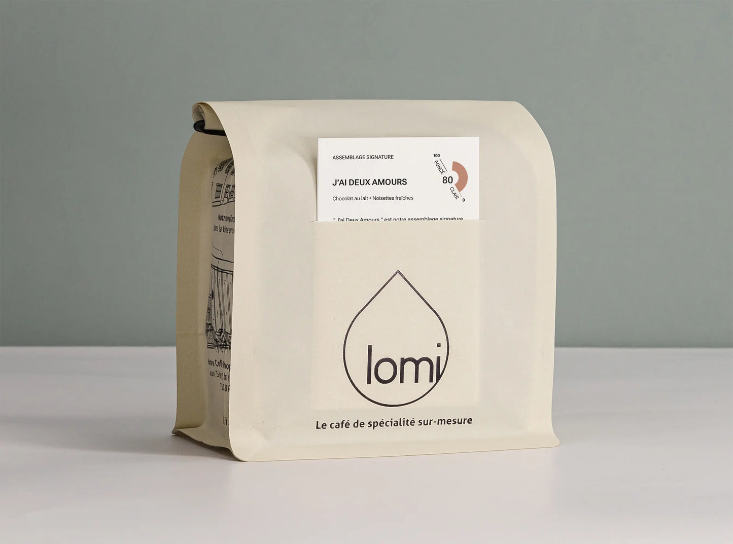 ☕ Café en grains « J’ai Deux Amours » – Lomi 250g