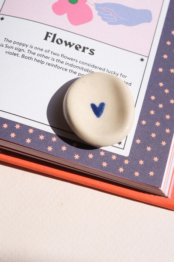 Pierre d'apaisement en céramique Bleu Clémentine ❤️