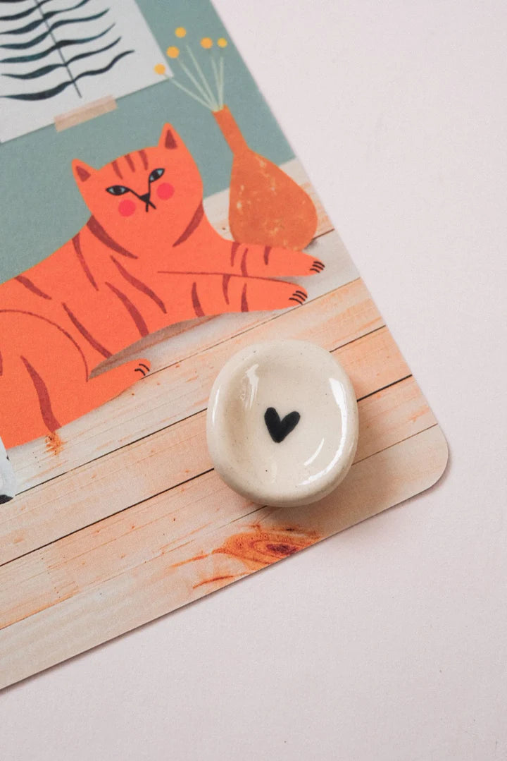 Pierre d'apaisement en céramique Bleu Clémentine ❤️