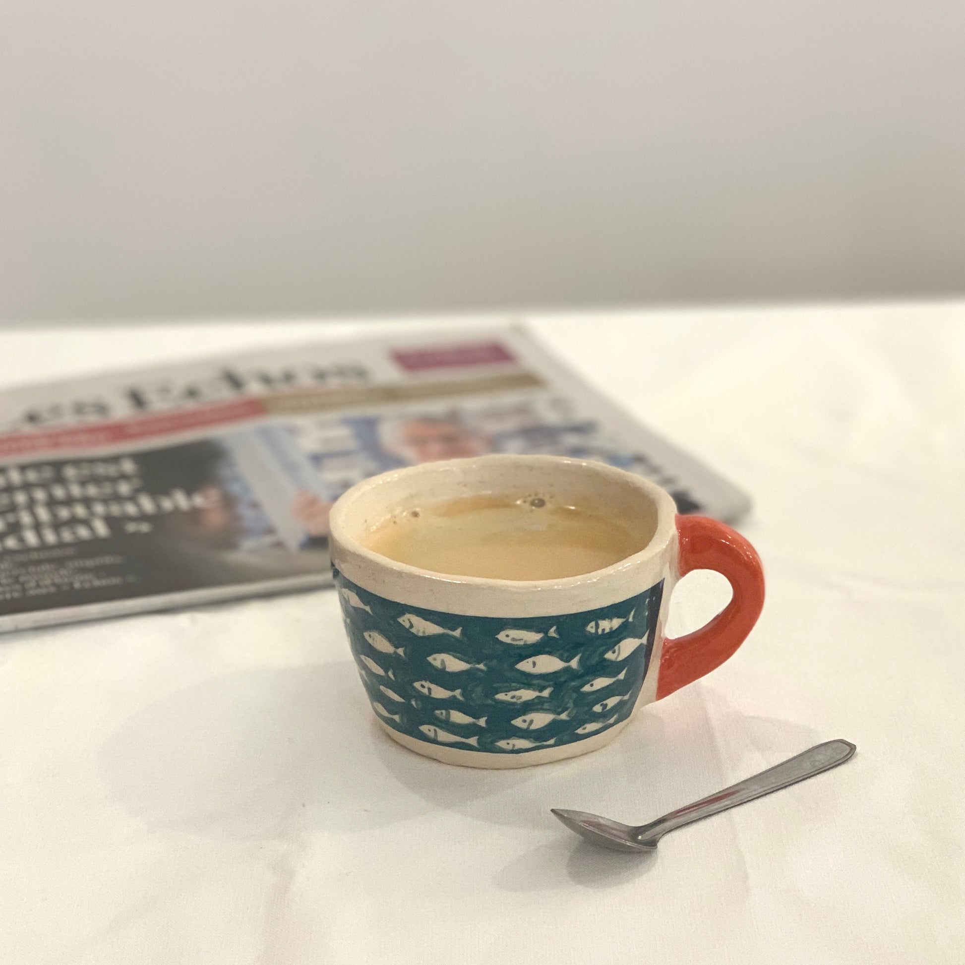 Tasse à café personnalisée - message surprise – Céramicafé Geneviève