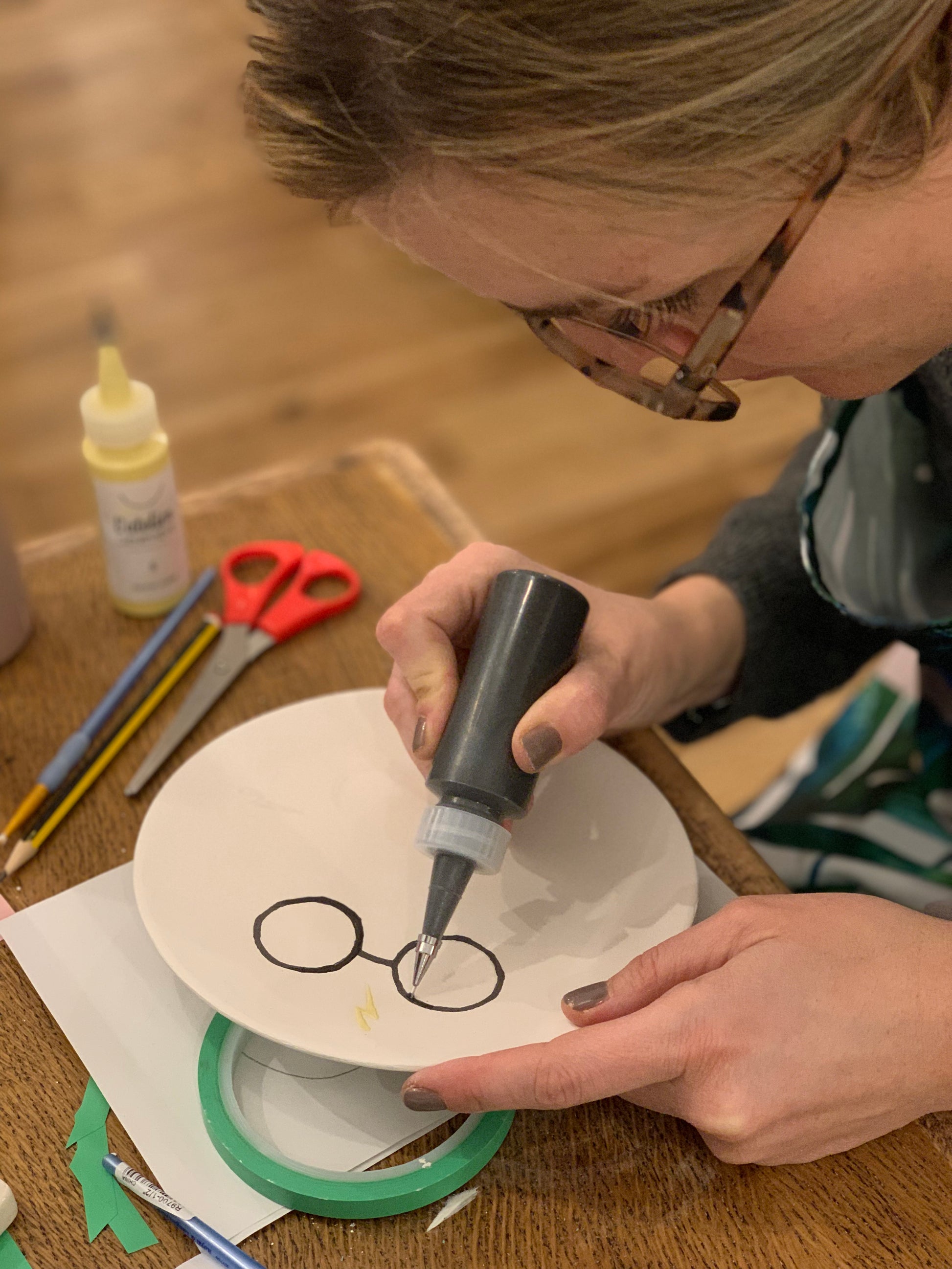 Peinture sur céramique Harry Potter au Céramicafé Geneviève