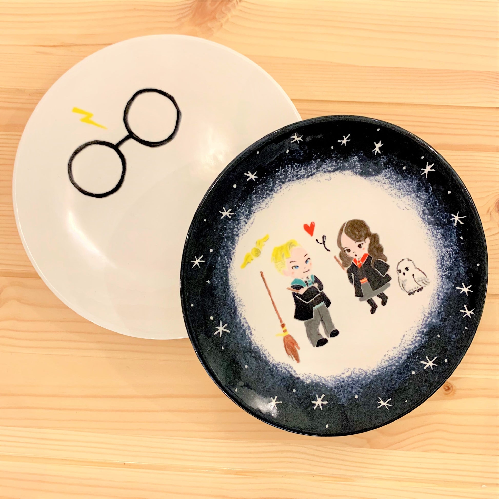Peinture sur céramique Harry Potter au Céramicafé Geneviève